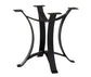Crafted Cherry - Metal Pedestal For 48" And 60" Round Top - Medium Cherry