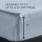 Linens - Tempur Luxe Egyptian Cotton Sheet Set - Sleepy Blue