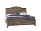 Cool Farmhouse - King Storage Footboard - Gray