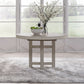 Backroads - Pedestal Table Top - Weathered White & Parchment