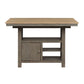 Lindsey Farm - Kitchen Island Base - Gray & Sandstone