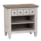 Heartland - 1 Drawer Nightstand With Charging Station - Antique White / Tobacco Tops