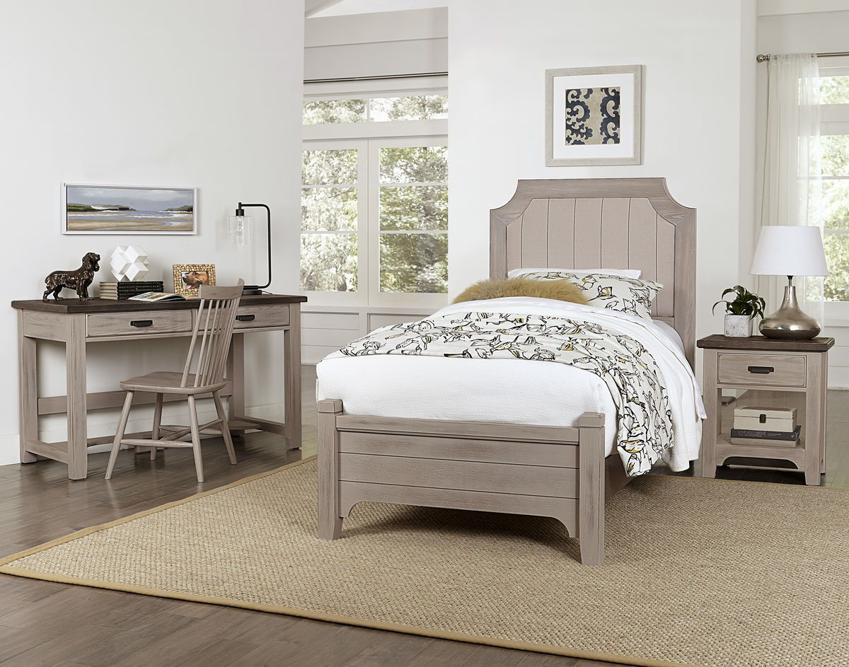 Bungalow - Twin Footboard - Dover Gray Two Tone