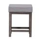 Tanners Creek - Upholstered Console Stool (Set of 3) - Dark Gray