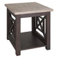 Heatherbrook - 3 Piece Table Set (1 Cocktail 2 End Tables) - Charcoal & Ash