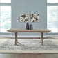 Brentwood - Double Pedestal Table Base - Sandstone