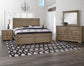 Cool Rustic - King / Queen Platform Rails - Stone Grey