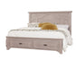 Bungalow - King Mantel Footboard - Dover Gray Two Tone