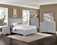 Bonanza - Ocean Blue Linen Upholstered Bed With Storage Footboard