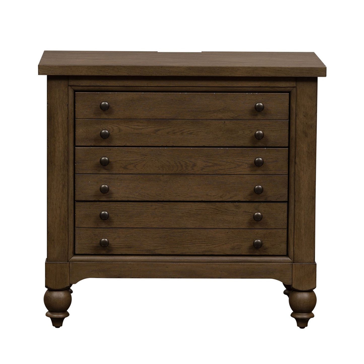 Americana Farmhouse - Bedside Chest With Charging Station