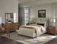 Pure Maple - Queen Upholstered Headboard - Sandstone / Maple Syrup