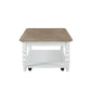Turnberry Park - Rectangular Cocktail Table - Washed White