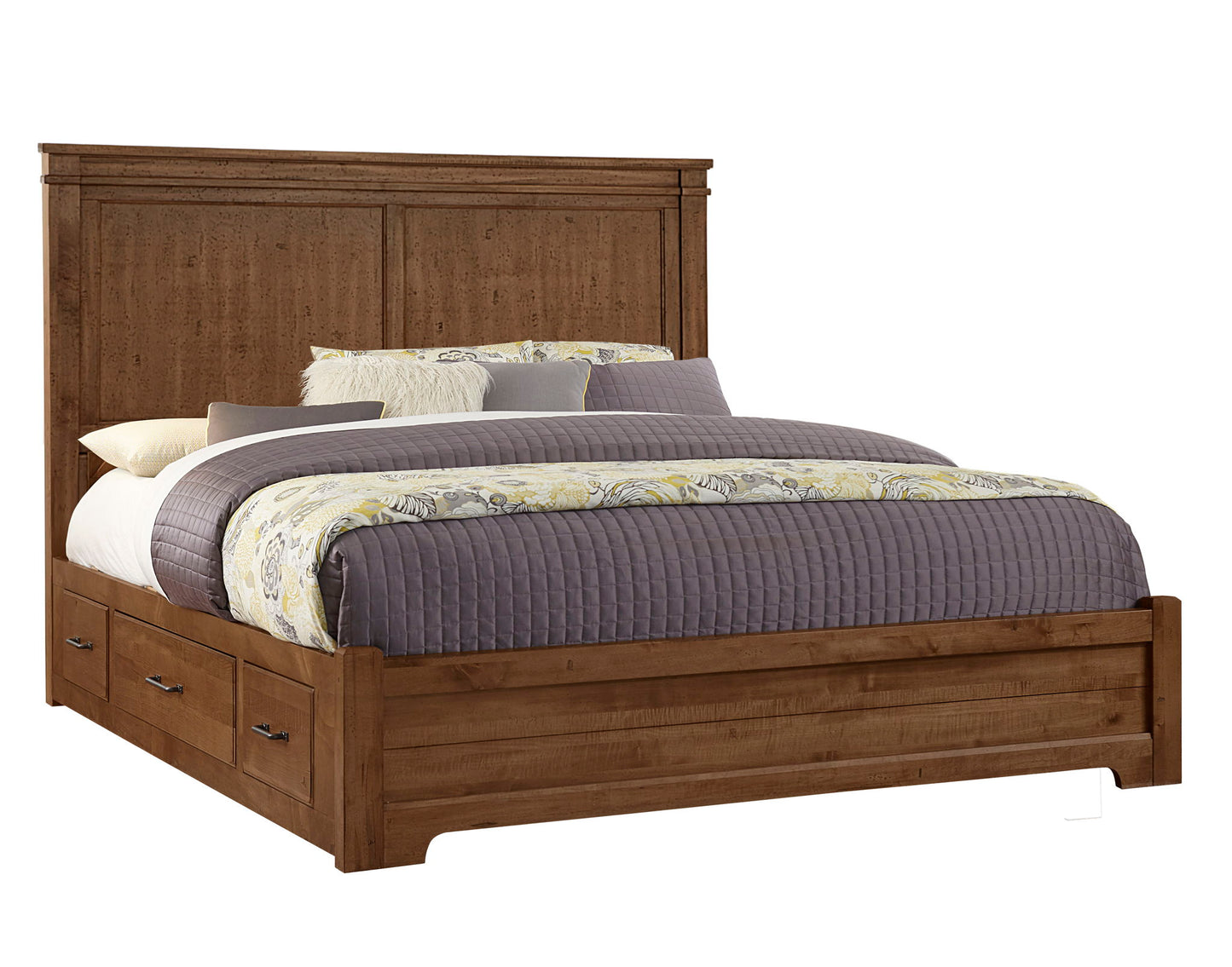 Cool Rustic - King Low Profile Footboard - Amber