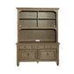 Americana Farmhouse - Credenza Hutch - Dusty Taupe