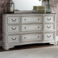 Magnolia Manor - 9 Drawer Dresser - Antique White