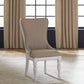 Magnolia Manor - Upholstered Wing Back Side Chair - Antique White