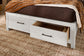 Lodge & Loft - King Storage Footboard - Soft White