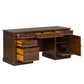 Brayton Manor - Jr Executive Credenza Base - Cognac