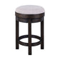 Weston - Upholstered Swivel Console Stool - Peppercorn
