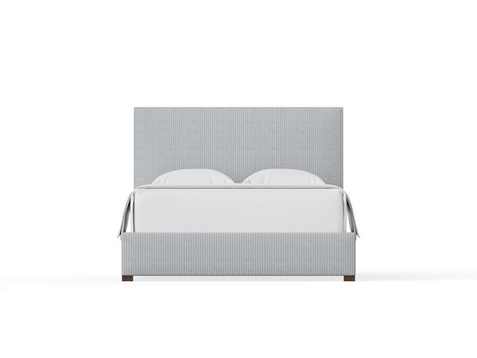 Choices - King / Queen Upholstered Rails - Navy Stripe