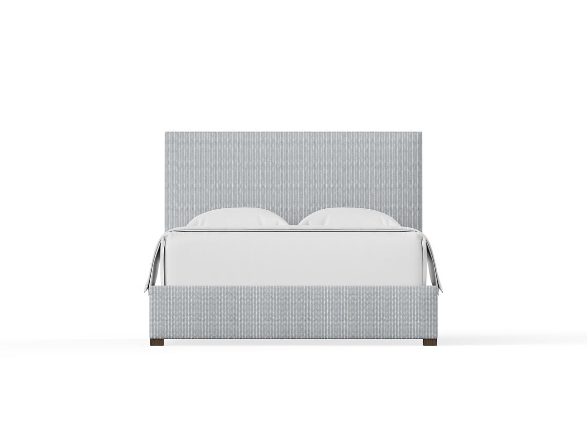 Choices - Amelia King Upholstered Headboard - Navy Stripe