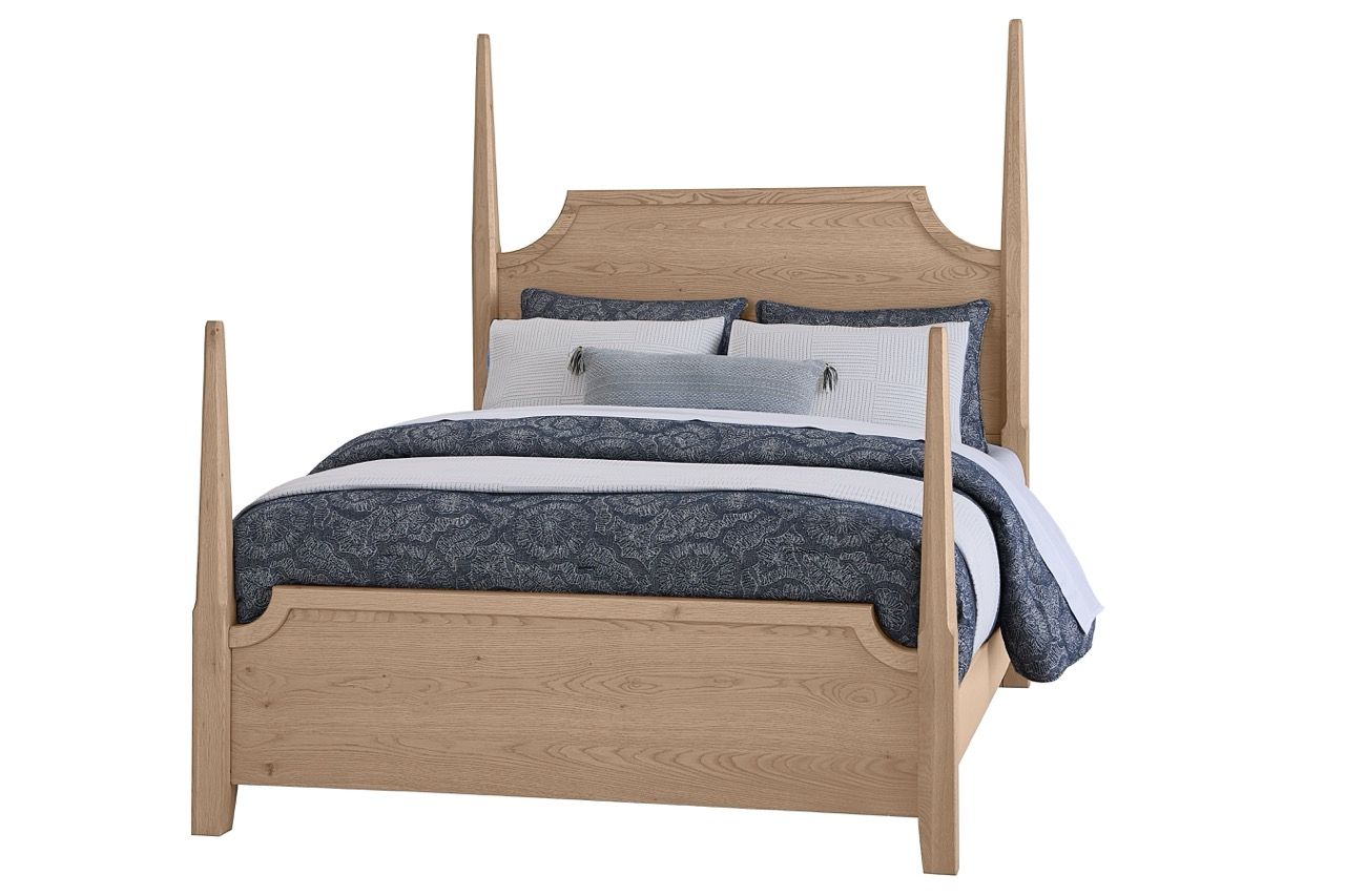 Tide & Timber - Pencil Poster Footboard 4/6 - Clear Oak