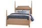 Tide & Timber - Pencil Poster Footboard 4/6 - Clear Oak