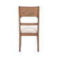Harmony - Panel Back Side Chair - Brownstone