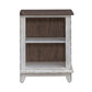River Place - Right Pier Base - Riverstone White & Tobacco