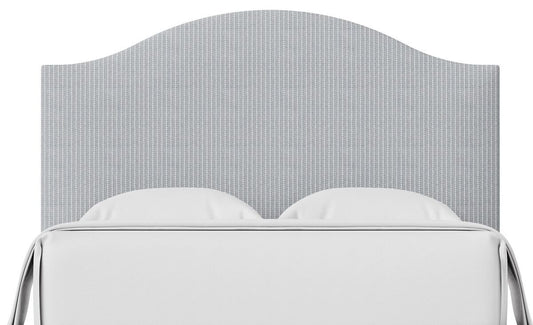 Choices - Emily King Upholstered Headboard - Navy Stripe