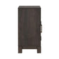 Modern Edge - Bedside Chest With Charging Station - Caffe