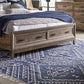Ridgecrest - King Storage Footboard - Cobblestone