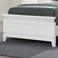 Reflections - Full Panel Footboard - Pearl White