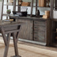 Stone Brook - Computer Credenza - Rustic Saddle