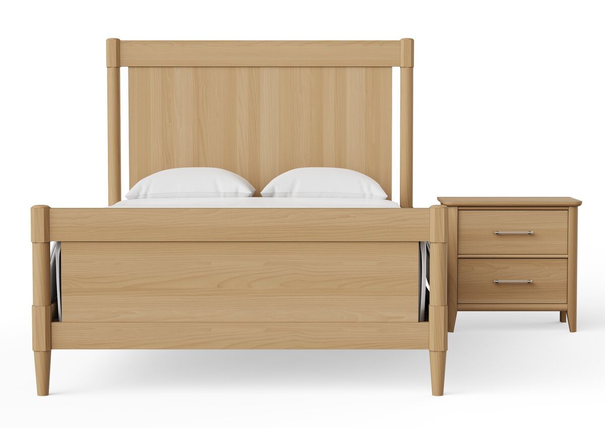 Nordhaven - Queen Poster Headboard - Clear Maple