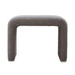 Cascade Falls - Upholstered Accent Stool - Satin Espresso