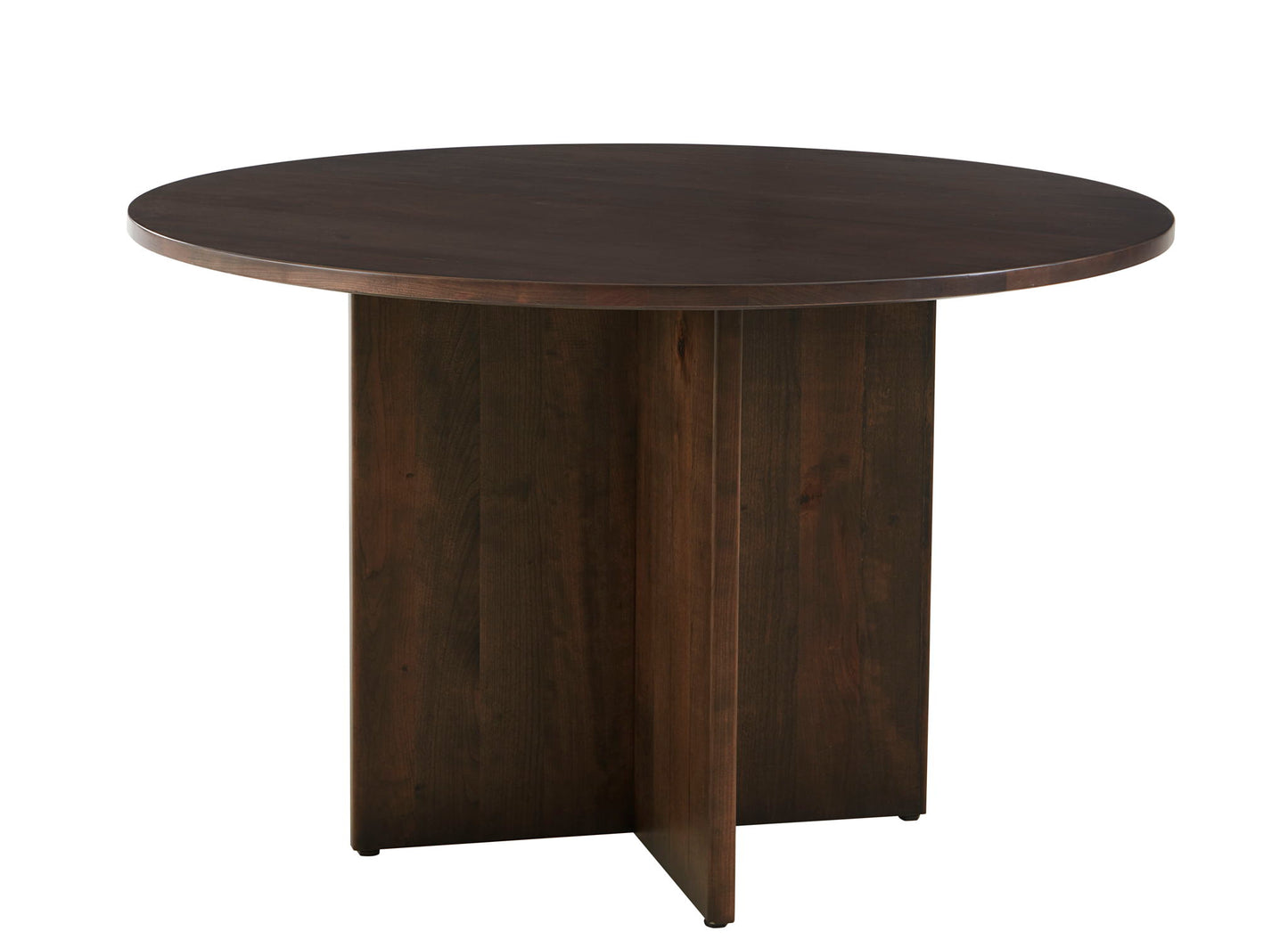 Crafted Cherry - Metal Pedestal For 48" And 60" Round Top - Dark Cherry