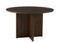 Crafted Cherry - Metal Pedestal For 48" And 60" Round Top - Dark Cherry