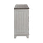 River Place - Accent Server - Riverstone White & Tobacco