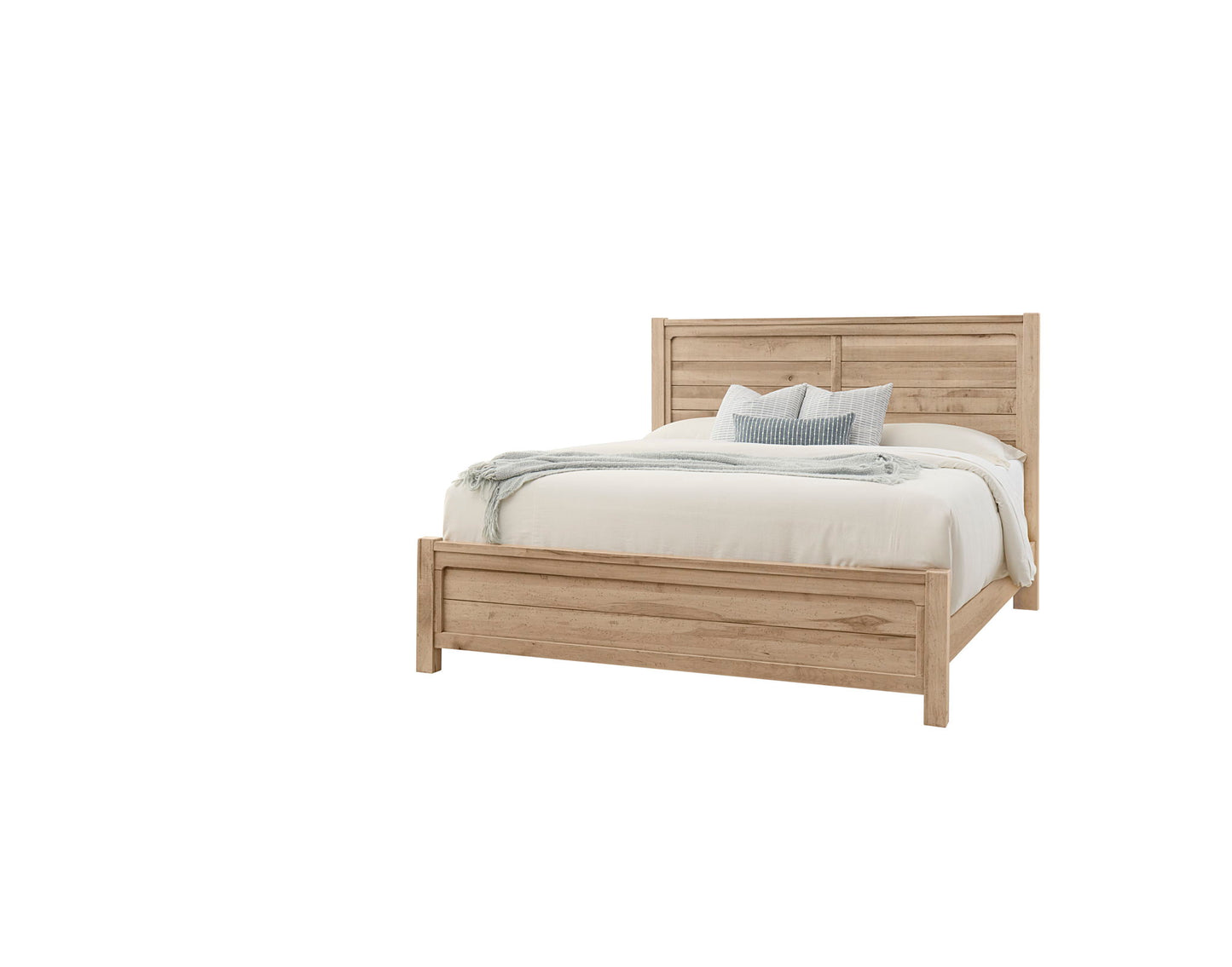 Cool Rustic - Queen Plank Footboard - Clear Maple