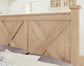 Cool Rustic - King X Bed Headboard - Clear Maple