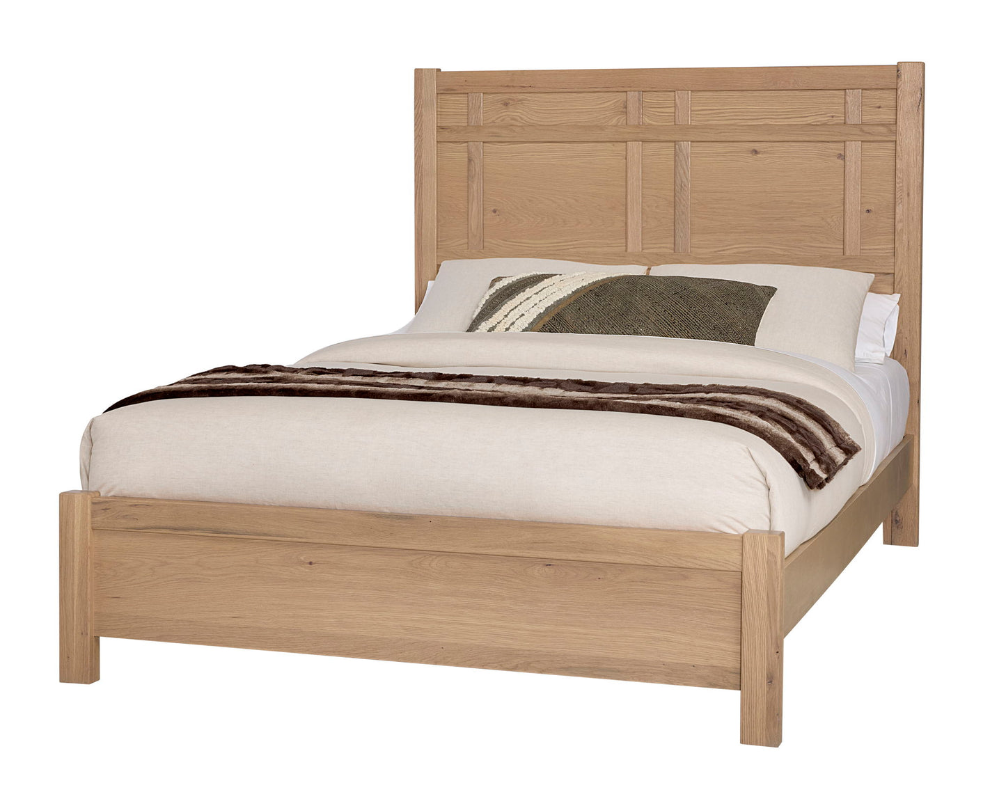 Custom Express - California King Side Rails - Clear Oak