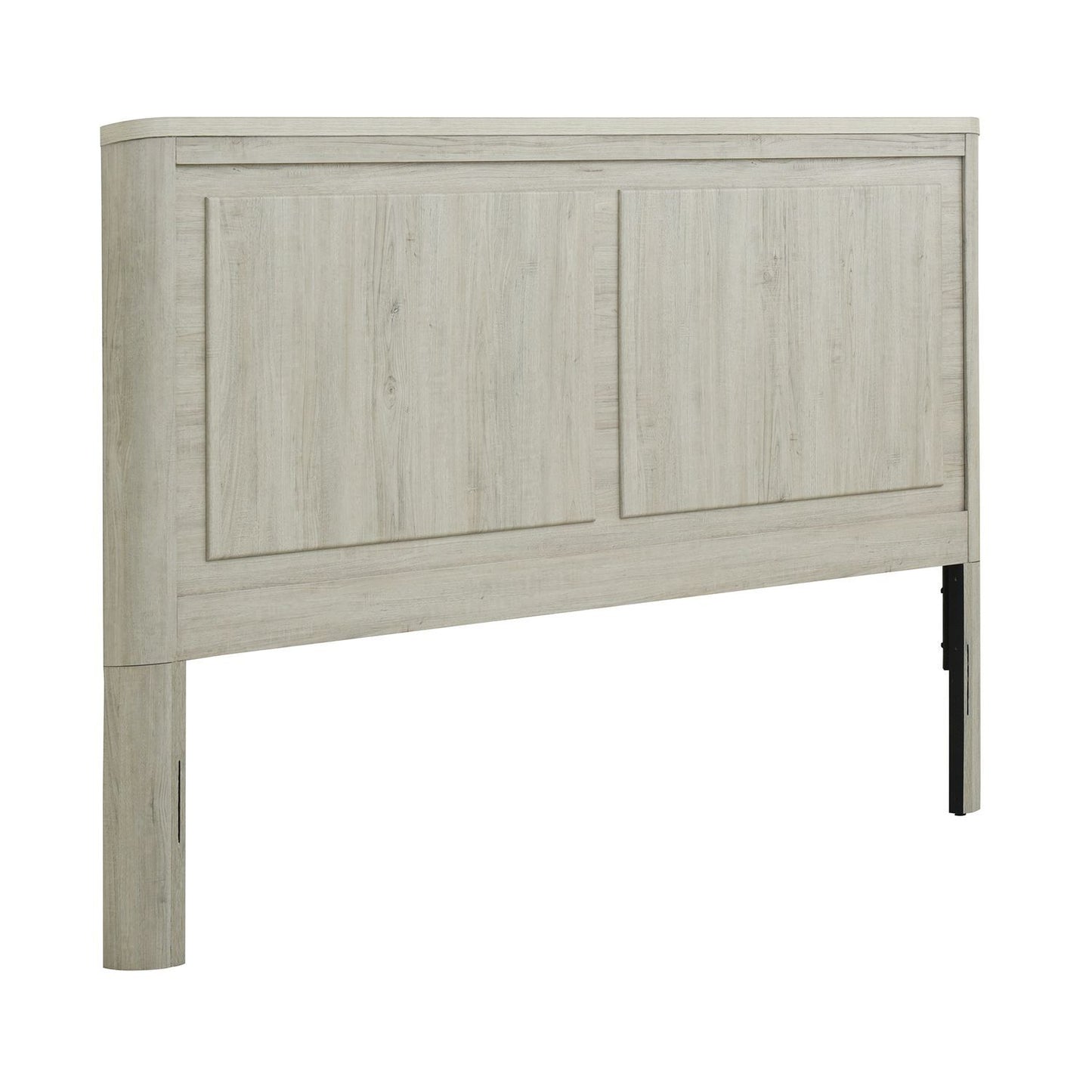 Modern Play - Queen Panel Headboard & Footboard - Natural White