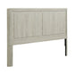 Modern Play - Queen Panel Headboard & Footboard - Natural White