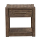 Broadmore - Drawer End Table - Cobblestone Brown