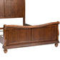 Rustic Traditions - Queen Sleigh Footboard - Rustic Cherry