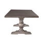 River Place - Trestle Table - Riverstone Gray & Tobacco