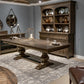 Paradise Valley - Trestle Table Top - Saddle Brown