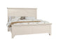 Bungalow - Queen Mantel Headboard - Lattice / Soft White