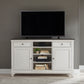 Allyson Park - 68" Highboy TV Console - Wirebrushed White / Charcoal